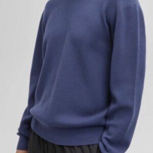 Mode of One Men's Regular-Fit Crewneck Sweater Caspian Waters Size Small